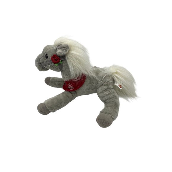 Wells Fargo Shamrock Horse Stuffed Animal Gray Pony Tournament Of Roses 2013 - Picture 3 of 6